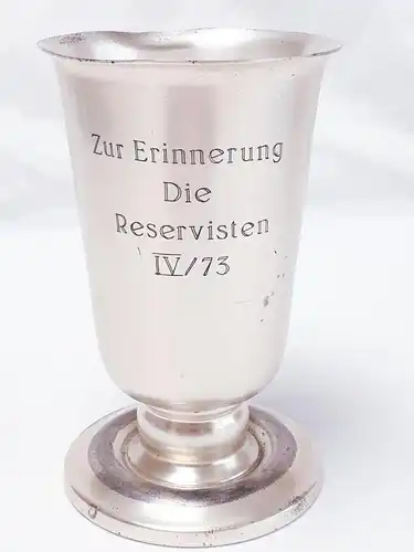 Trinkbecher Pokal Zur Erinnerung Die Reservisten IV/73