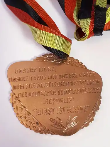 DDR MfS Medaille Soldatenfestspiele Wachregiment Berlin Feliks Dzieryznski bronze