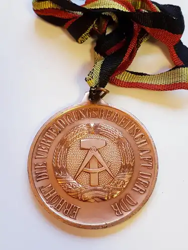 DDR Medaille Meisterschaft der DDR im Automodellsport Bronze