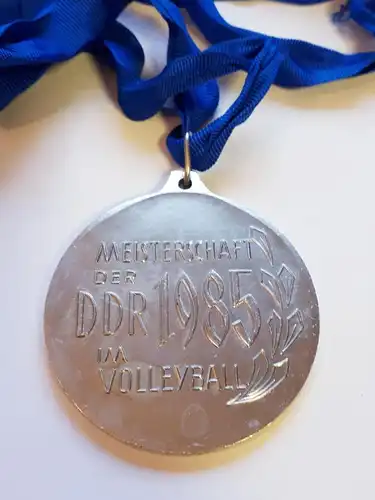 DDR Medaille DSVB (Deutsche) Meisterschaft der DDR im Volleyball Silber