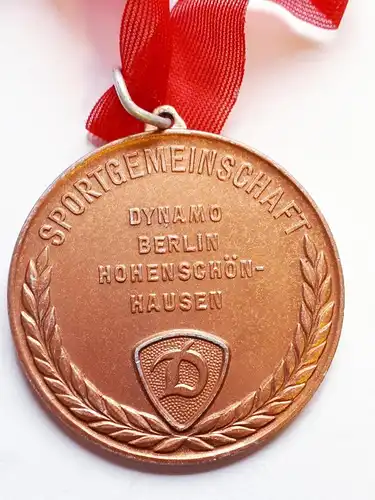 DDR Medaille SG Dynamo Berlin Hohenschönhausen Bronze