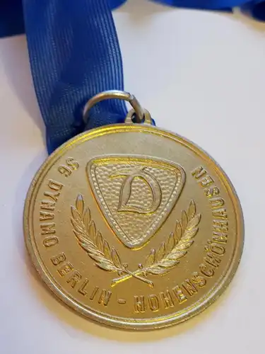 DDR Medaille SG Dynamo Berlin Hohenschönhausen 750 Jahre Berlin Gold