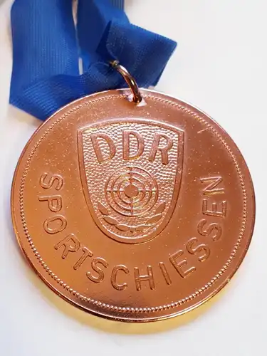 DDR Medaille GST Bezirksmeisterschaften Sportschießen Frankfurt/ Oder