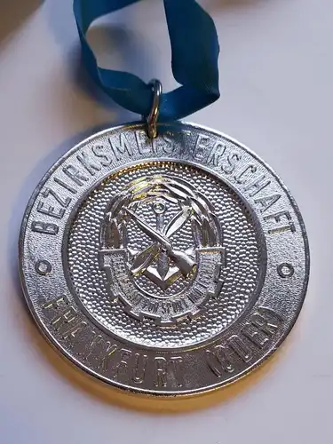 DDR Medaille GST Bezirksmeisterschaften Sportschießen Frankfurt/ Oder
