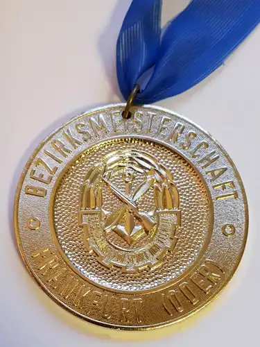 DDR Medaille GST Bezirksmeisterschaften Sportschießen Frankfurt/ Oder