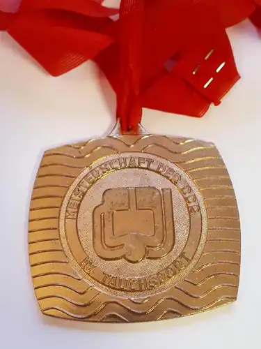 DDR Medaille GST Meisterschaft der DDR im Tauchsport Orientierungstauchen