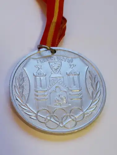 DDR Medaille 2. Bezirkskinder- und Jugendspartakiade 1967 (Frankfurt (Oder)