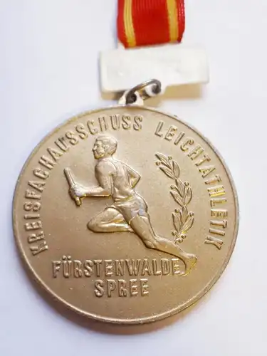 DDR Medaille Kreisfachausschuß Leichtathletik Kreismeisterschaft 1976