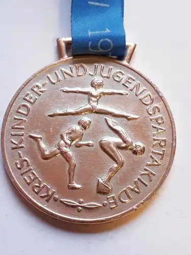 DDR Medaille Kreiskinder- und Jugendspartakiade 1979 Bronze