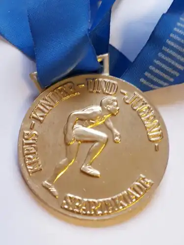 DDR Medaille Kreiskinder- und Jugendspartakiade 1978 Gold