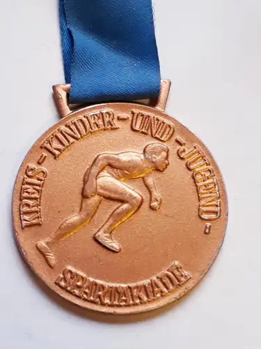 DDR Medaille Kreiskinder- und Jugendspartakiade 1978 Bronze