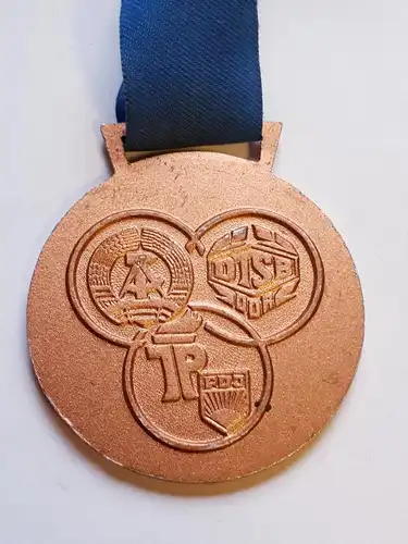 DDR Medaille Kreiskinder- und Jugendspartakiade 1978 Bronze