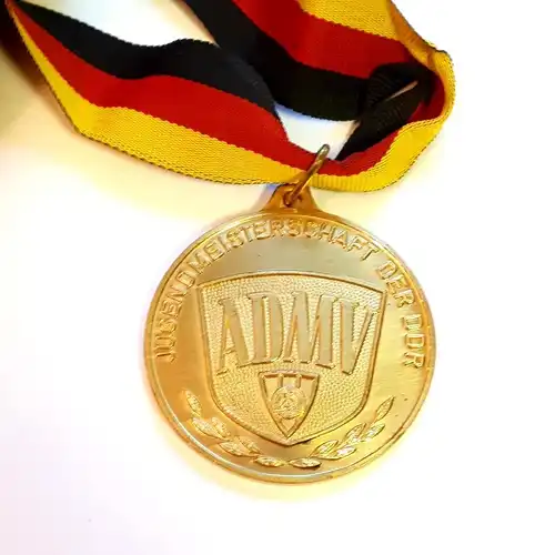 DDR Medaille ADMV Jugendmeisterschaft der DDR Gold