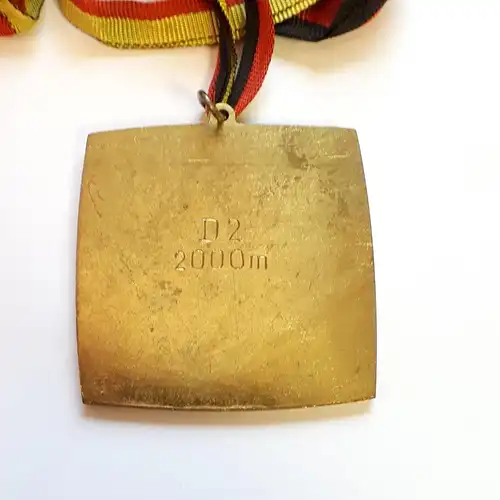 DDR Medaille DRSV Meisterschaft 1978 Gold