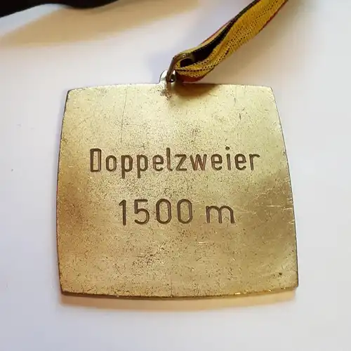 DDR Medaille DRSV Meisterschaft 1977 Gold