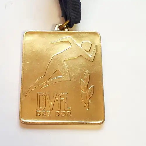 DDR Medaille DVfL DDR Meisterschaften 1988 Gold