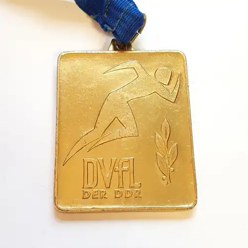 DDR Medaille DVfL DDR Meisterschaften 1984 Gold