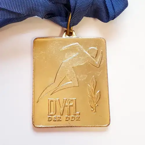 DDR Medaille DVfL DDR Meisterschaften 1989 Gold