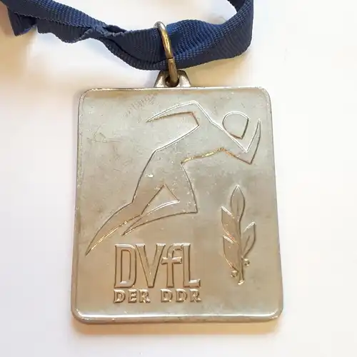 DDR Medaille DVfL DDR Meisterschaften 1987 Silber
