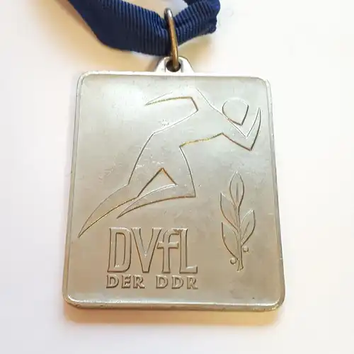 DDR Medaille DVfL DDR Meisterschaften 1985 Silber