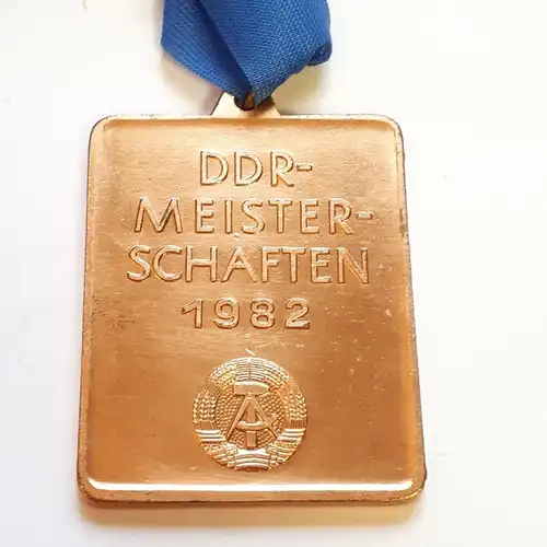 DDR Medaille DVfL DDR Meisterschaften 1982 Bronze