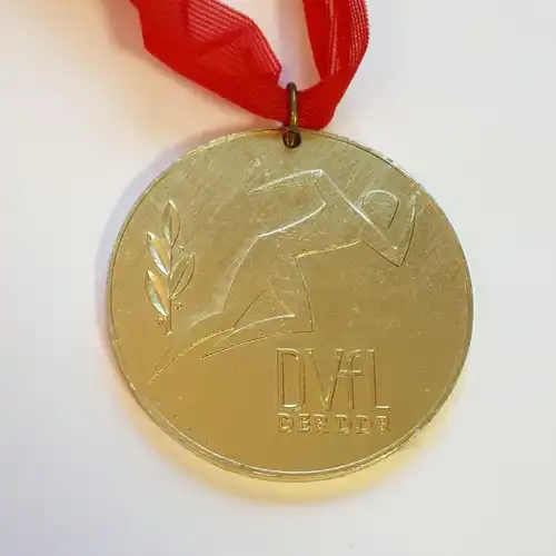 DDR Medaille DVfL Kleine Meisterschaften 1975 Gold