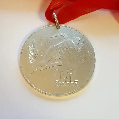 DDR Medaille DVfL Kleine Meisterschaften 1980 Silber