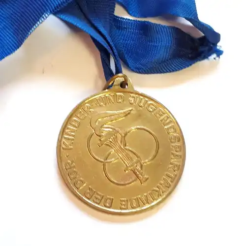 DDR Medaille Kinder und Jugendspartakiade der DDR Leipzig 1977