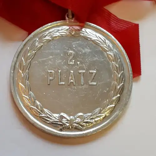 DDR Medaille 04 m m. Jugend Rostock 1974 2. Platz