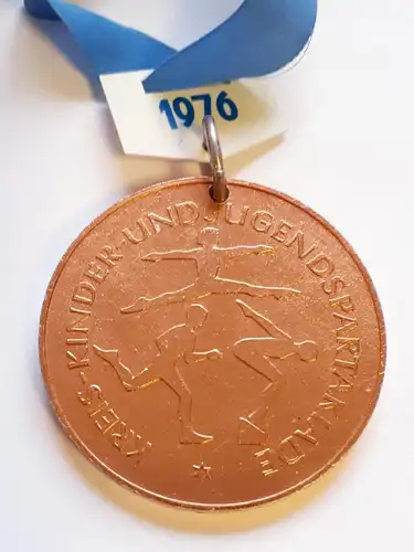 DDR Medaille Kreis- Kinder und Jugendspartakiade 1976