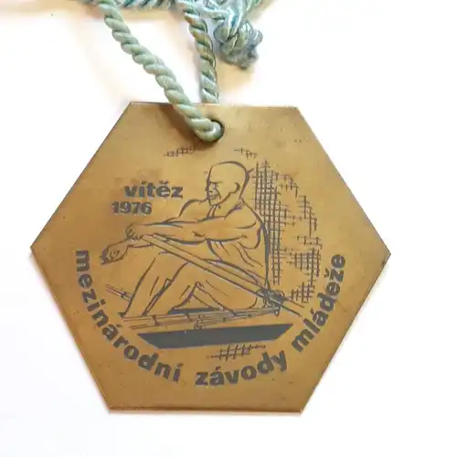 Bulgarische Medaille Mezinarodni zavody mladeze Vitez 1976
