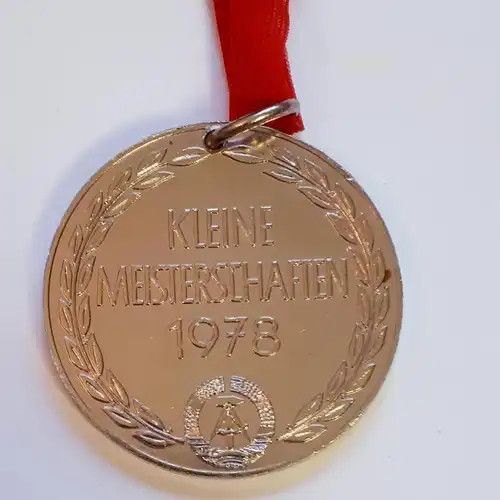 DDR Medaille DVfL Kleine Meisterschaften 1978 Bronze