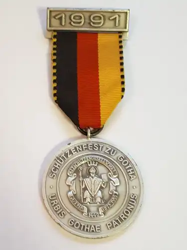 BRD Medaille Schützenfest zu Gotha Urbis Gothae Patronus