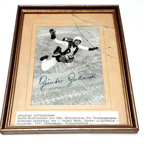 Bildnis DDR Fallschirmspringer Günter Gerhardt