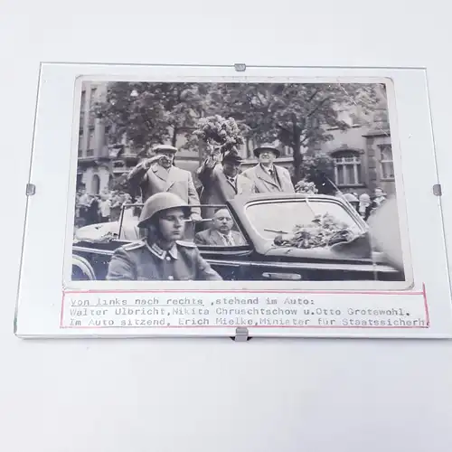 Originalfoto DDR Staatsbesuch Nikita Chruschtschow 1963