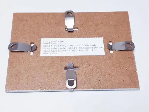 Originalfoto DDR Staatsbesuch Nikita Chruschtschow 1963
