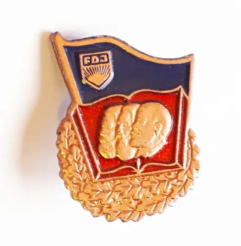 DDR FDJ Abzeichen Für gutes Wissen Ba.Nr.2366 i