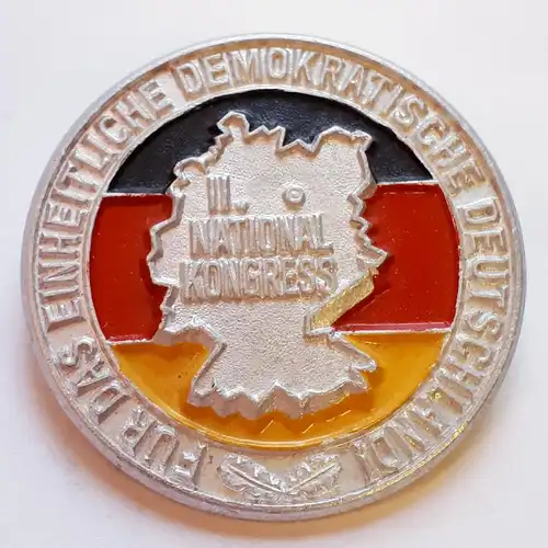 DDR Abzeichen Nationale Front II.Nationalkongress