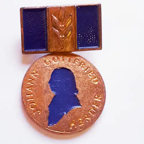 DDR Medaille Johann Gottfried Herder für Schüler 