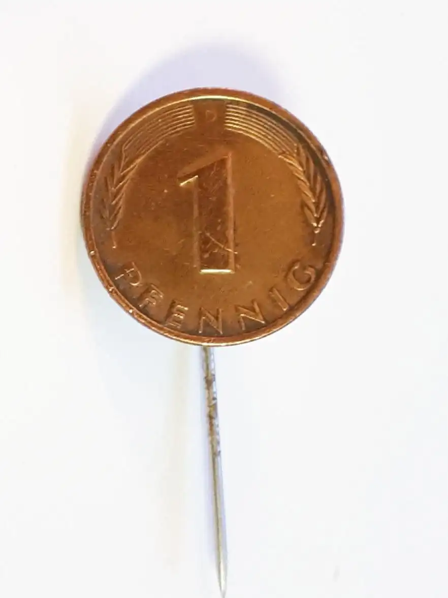 Anstecknadel 1 Pfennig