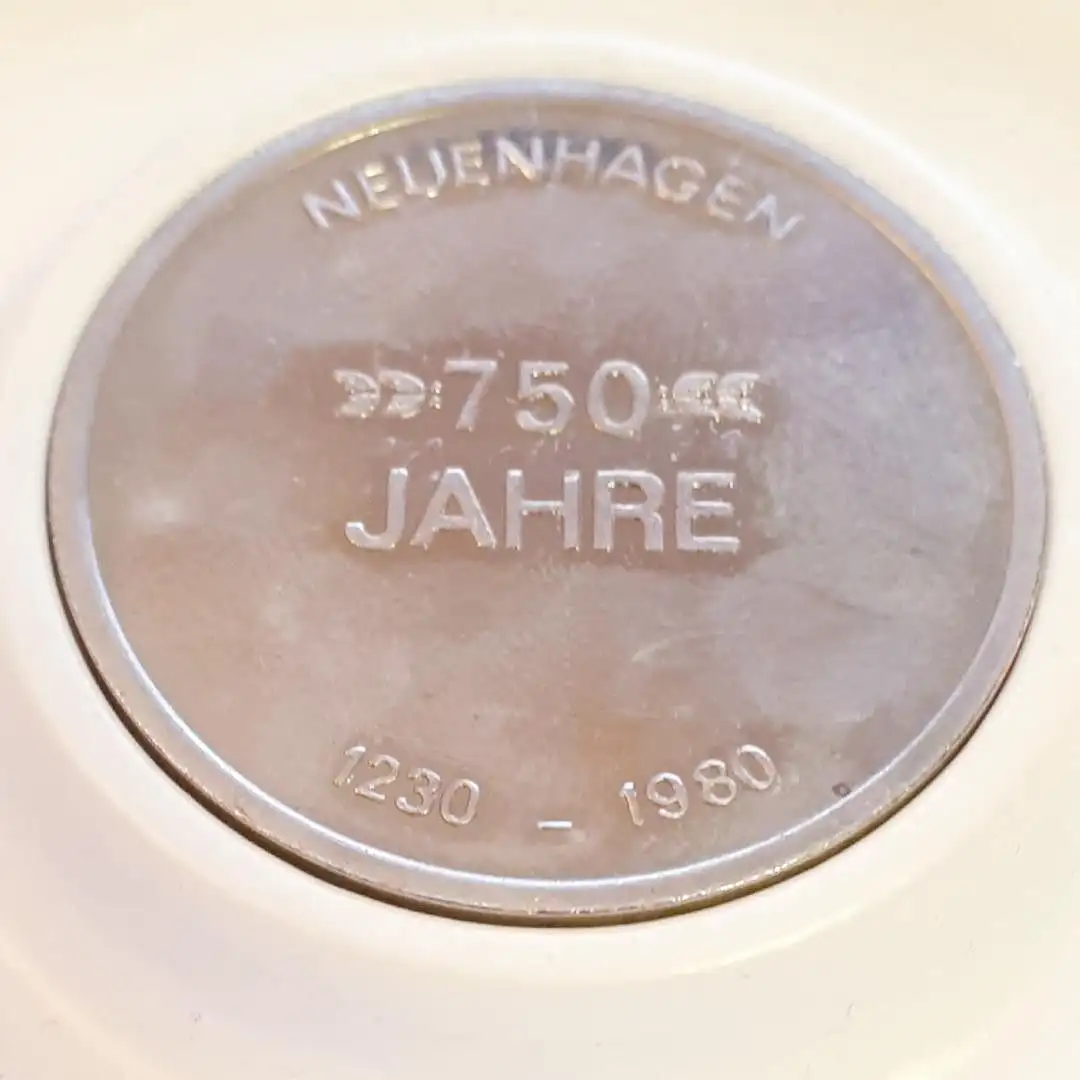 DDR Medaille 750 Jahre Neuenhagen Nyenhove 1230-1980