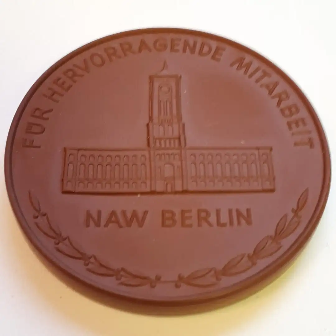 Medaille Meissen Porzellan NAW Berlin