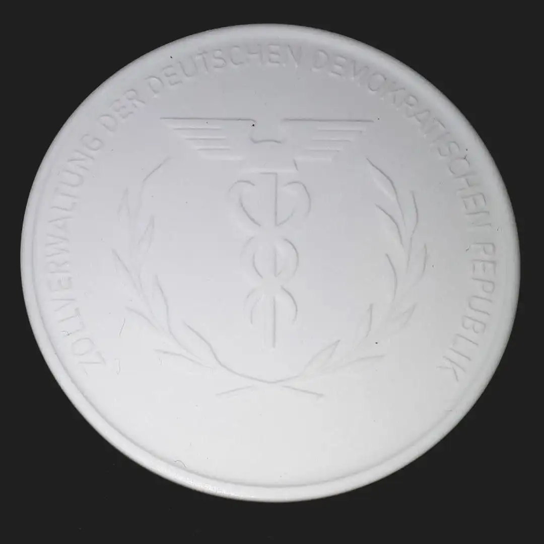 Medaille Meissen Porzellan Zollverwaltung der DDR