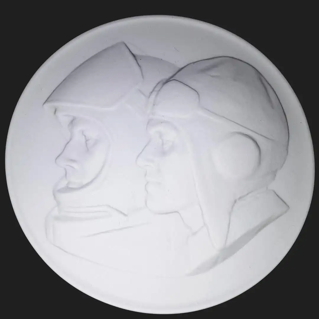 Medaille Meissen Porzellan Luftstreitkräfte Luftverteidigung der NVA