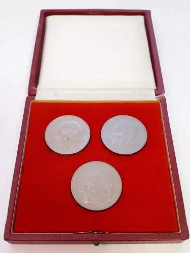 DDR MfS Stasi Gedenkmedaillen im 3er Satz Abel-Sorge-Schulze Boysen