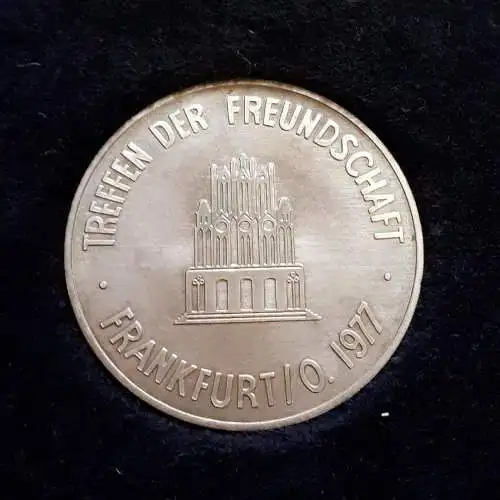 DDR Medaille Treffen der Freundschaft Frankfurt/ Oder 1977