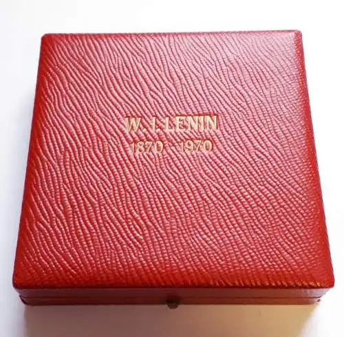 DDR Medaille W.I. Lenin in Verpackung