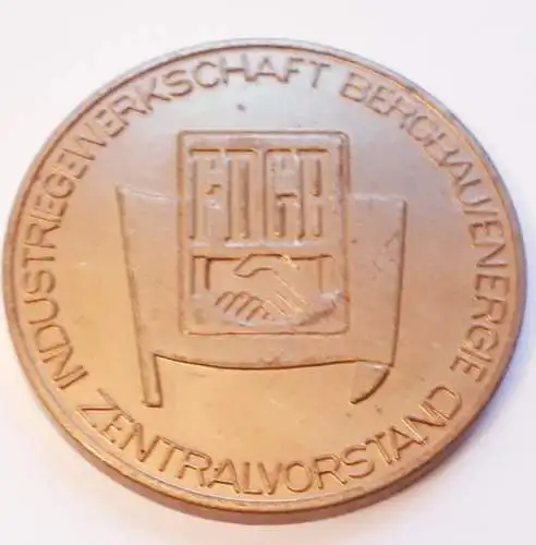 DDR Medaille 100. Jahrestag Gründung des deutschen Bergarbeiterverbandes