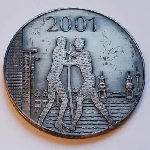 Medaille LRV Berlin Fahrten- und Wanderruderwettbewerb 2001