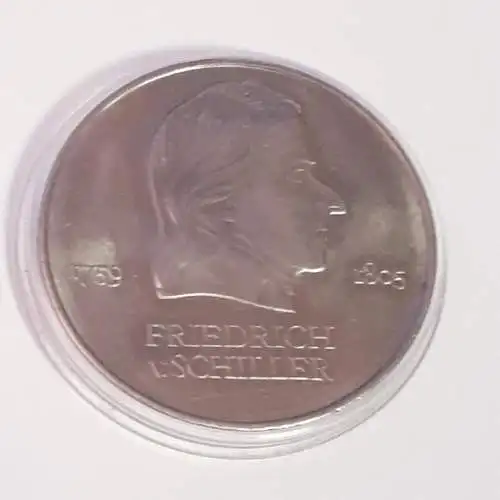 DDR Münze Friedrich v. Schiller 20 Mark
